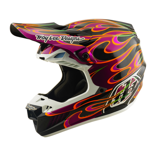 SE5 ECE CARBON HELMET TORCHED BLACK / VIOLET