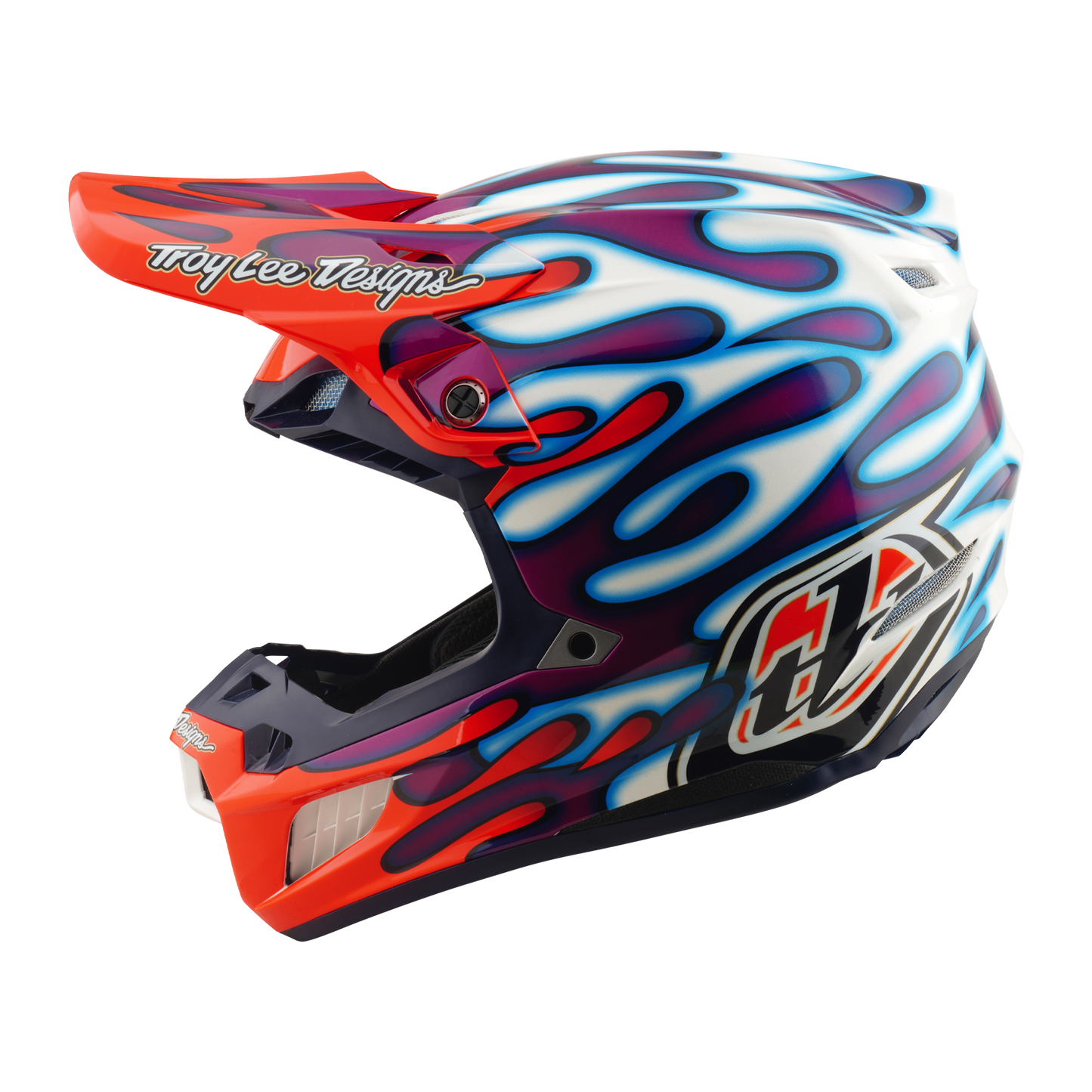 SE5 ECE COMPOSITE HELMET OVERSPRAY VIOLET / WHITE