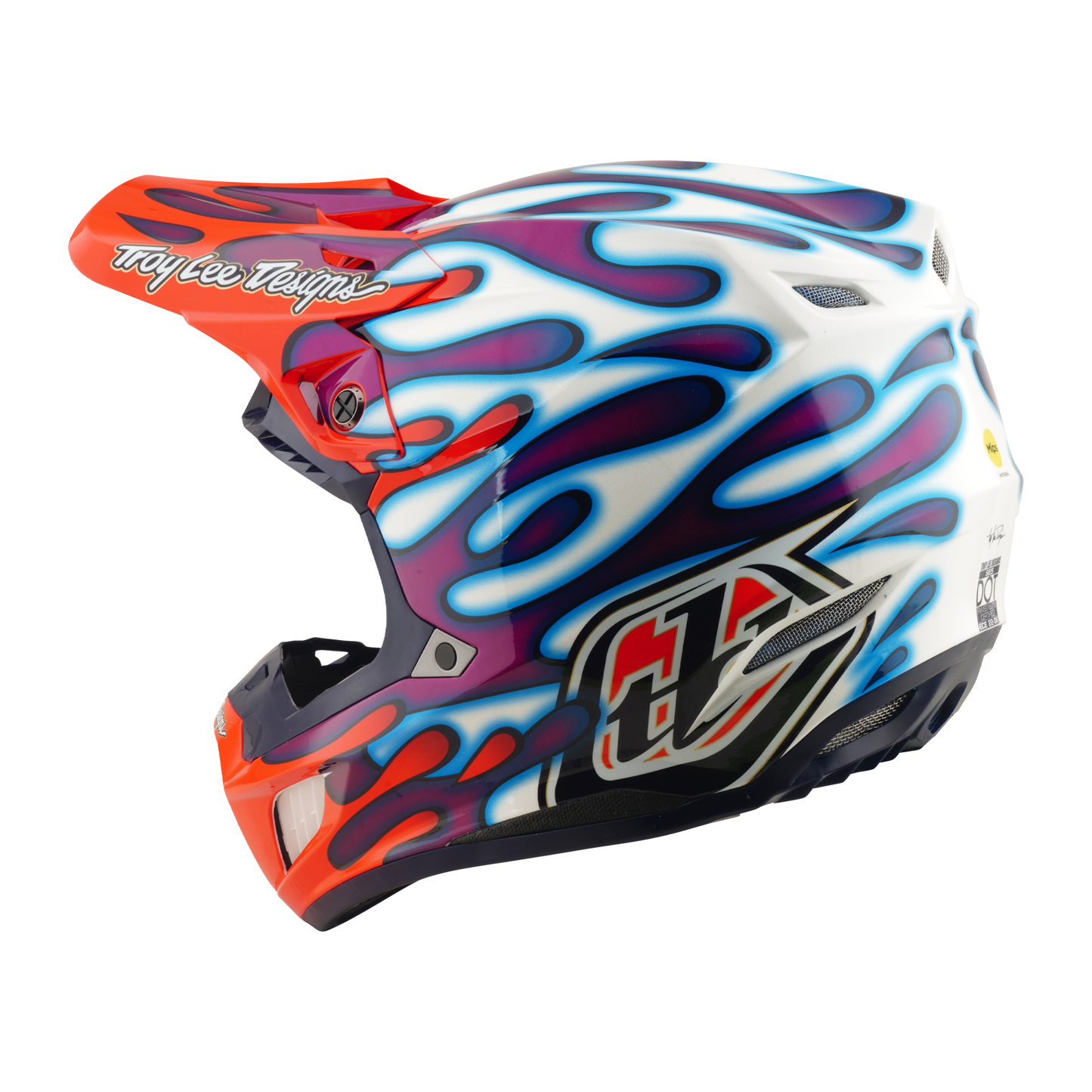 SE5 ECE COMPOSITE HELMET OVERSPRAY VIOLET / WHITE