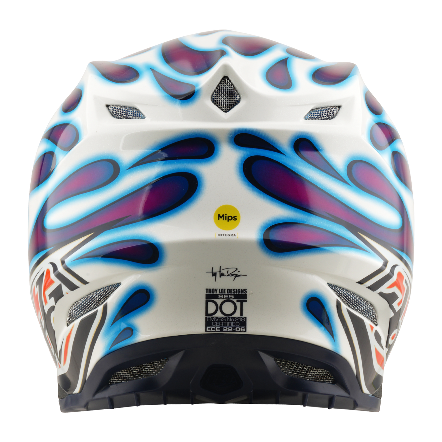 SE5 ECE COMPOSITE HELMET OVERSPRAY VIOLET / WHITE