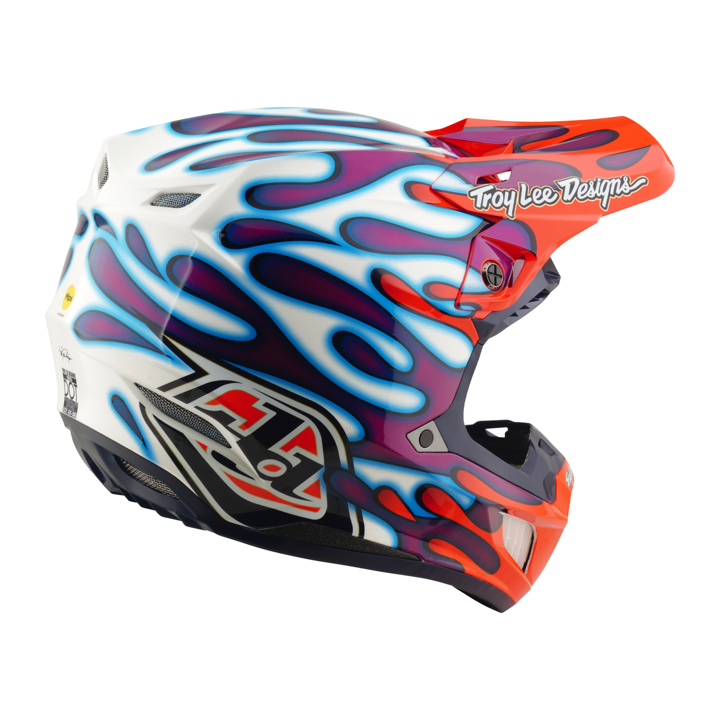SE5 ECE COMPOSITE HELMET OVERSPRAY VIOLET / WHITE