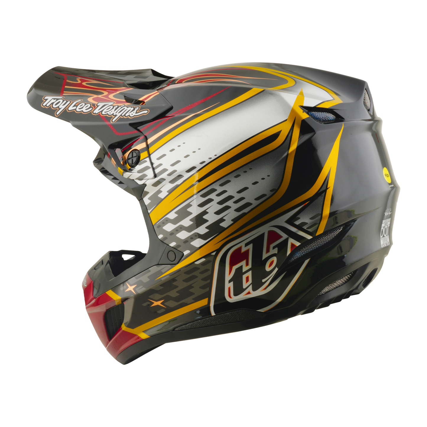 SE5 ECE COMPOSITE HELMET WINGS BLACK / BLACK