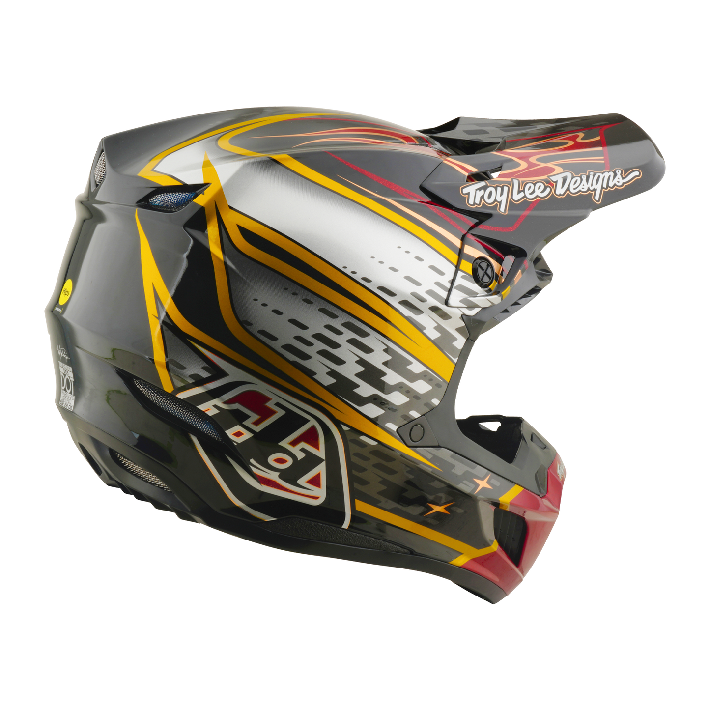 SE5 ECE COMPOSITE HELMET WINGS BLACK / BLACK