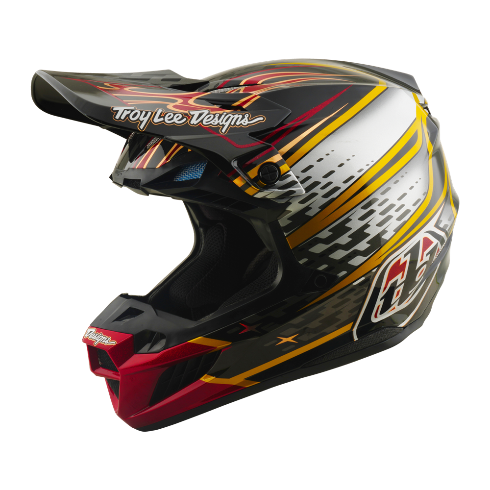 SE5 ECE COMPOSITE HELMET WINGS BLACK / BLACK