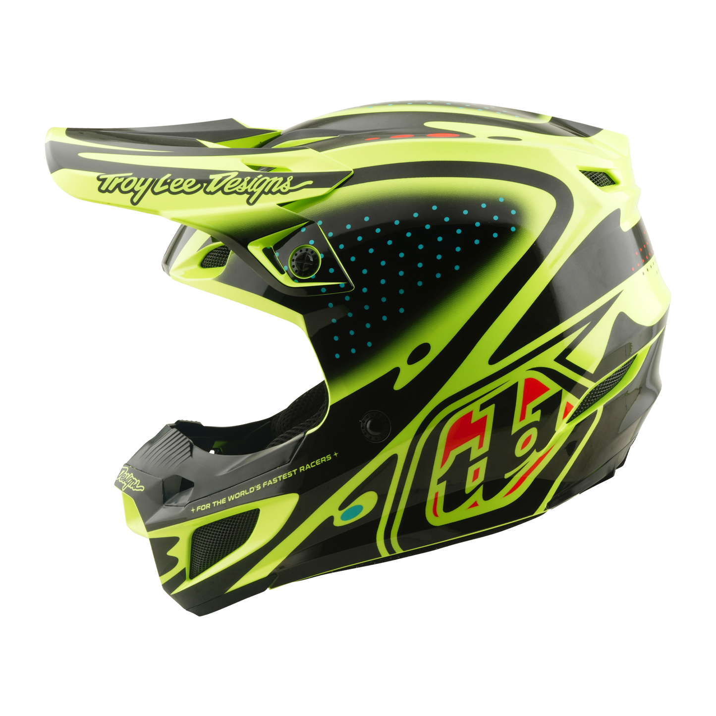 SE5 POLYCARBONATE HELMET THE LINE FLO YELLOW
