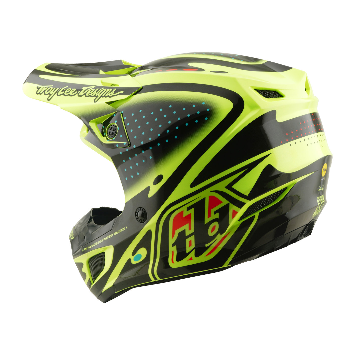 SE5 POLYCARBONATE HELMET THE LINE FLO YELLOW
