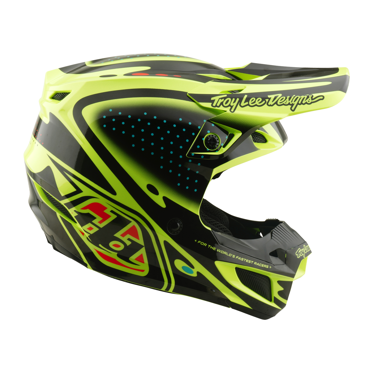 SE5 POLYCARBONATE HELMET THE LINE FLO YELLOW