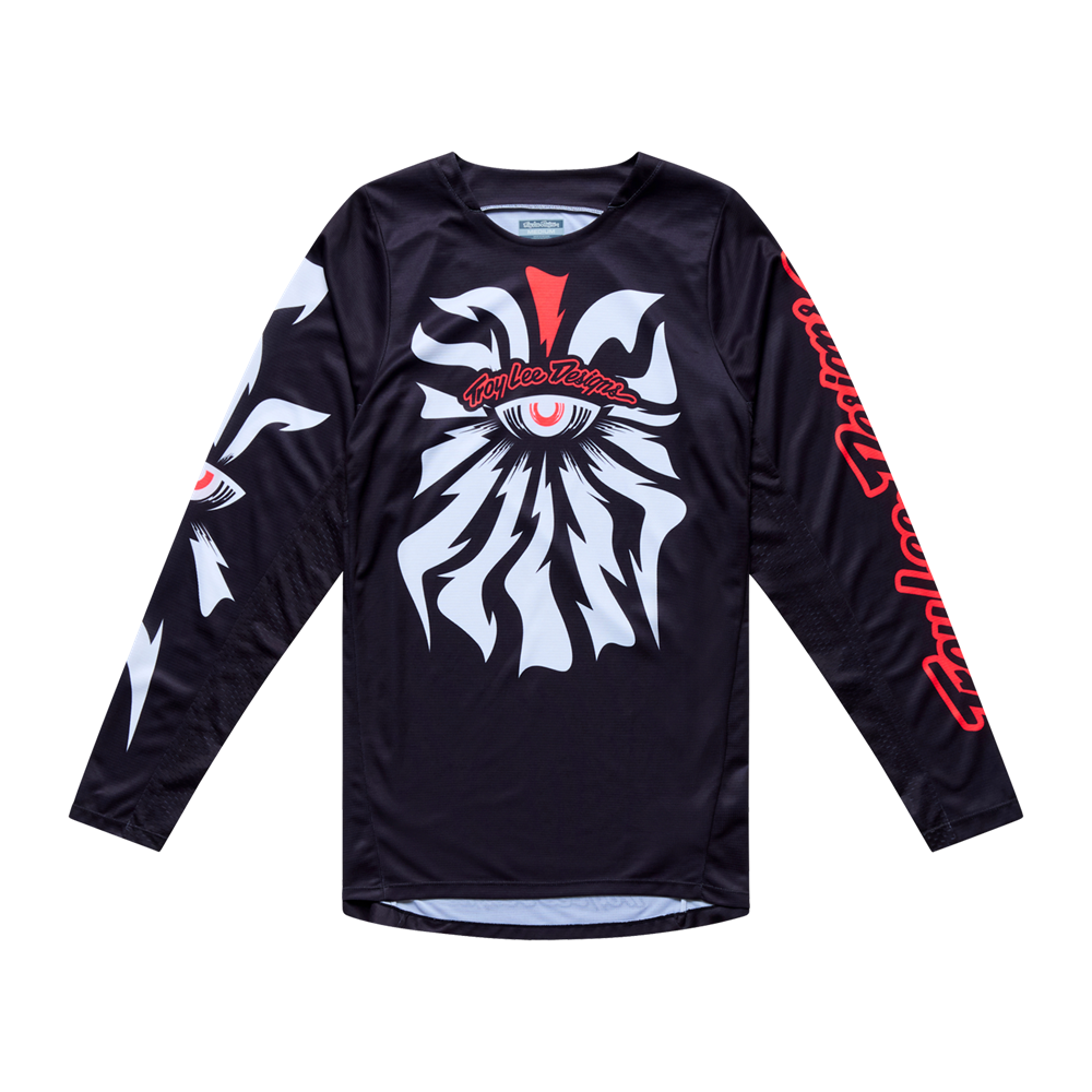 GP PRO JERSEY CYCLOPS BLACK / NEO RED