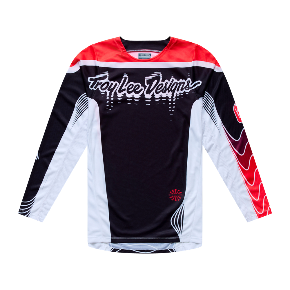 GP PRO JERSEY STAGGER BLACK / RED