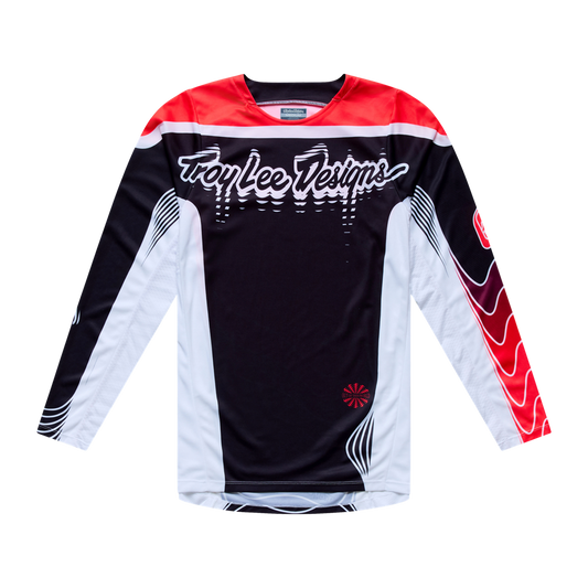 GP PRO JERSEY STAGGER BLACK / RED
