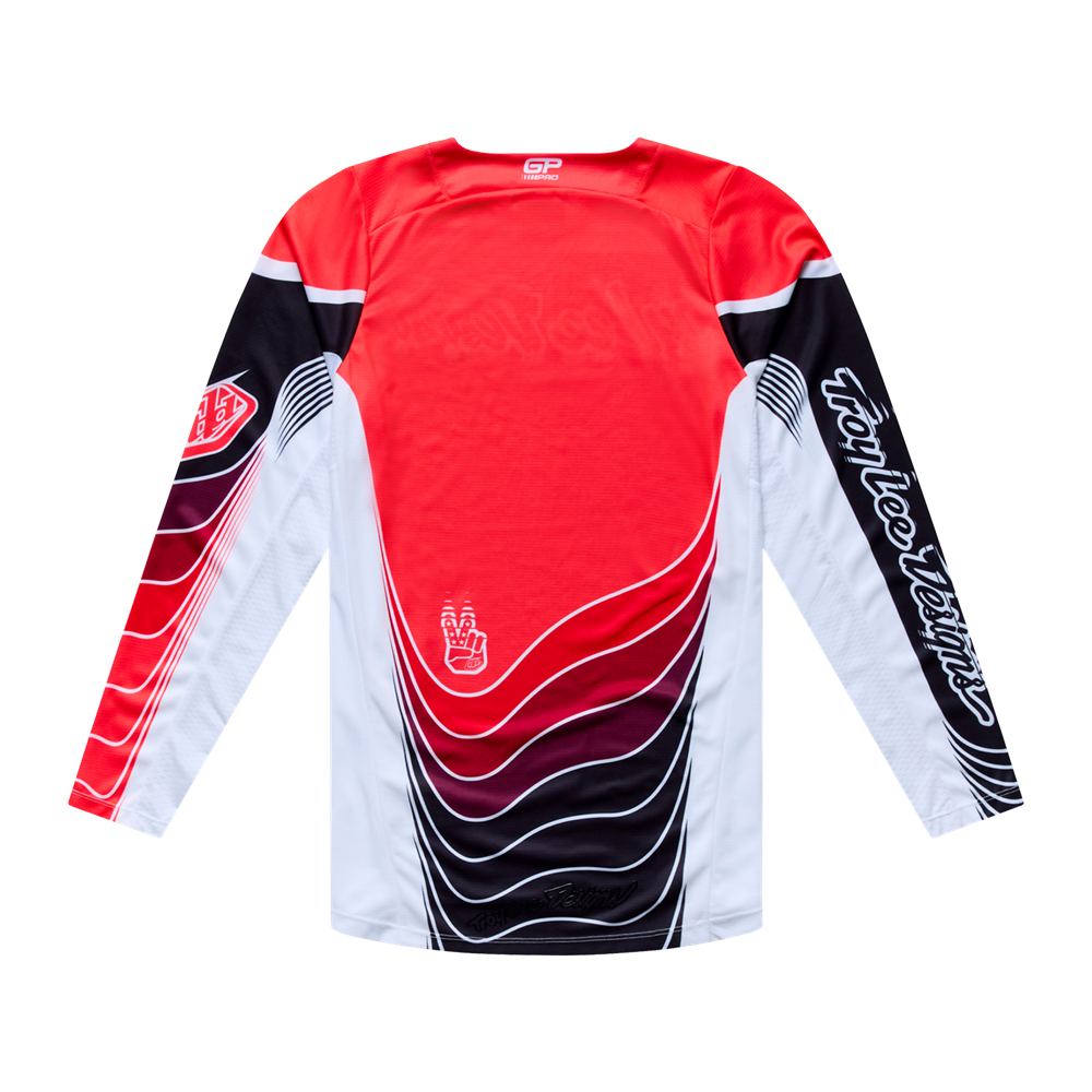 GP PRO JERSEY STAGGER BLACK / RED