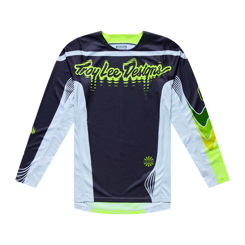 GP PRO JERSEY STAGGER GUNMETAL / NEO YELLOW