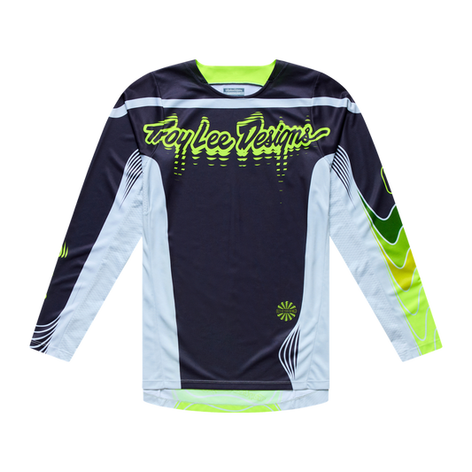 GP PRO JERSEY STAGGER GUNMETAL / NEO YELLOW