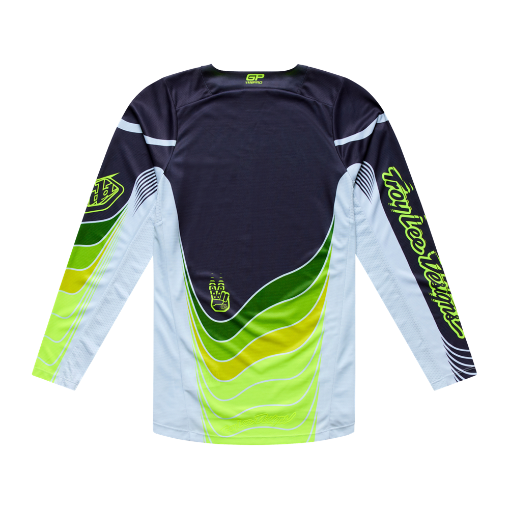 GP PRO JERSEY STAGGER GUNMETAL / NEO YELLOW