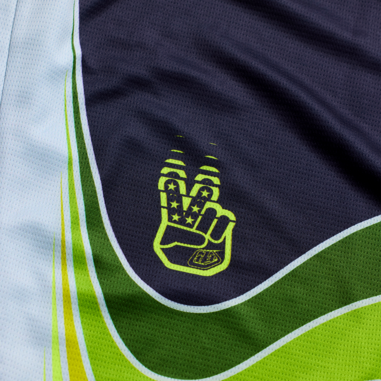GP PRO JERSEY STAGGER GUNMETAL / NEO YELLOW