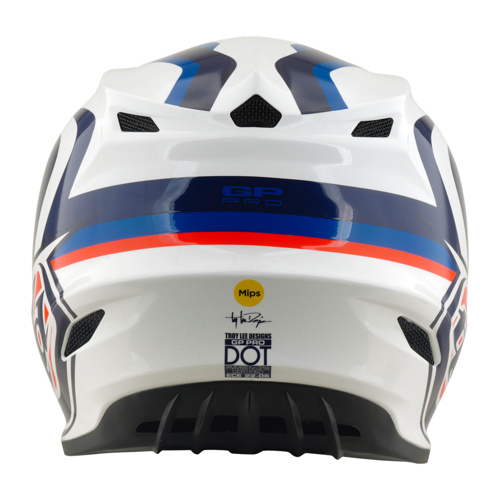 GP PRO HELMET SLIDES WHITE / BLUE