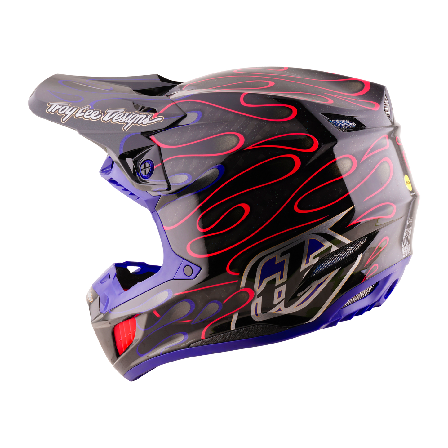 SE5 ECE CARBON HELMET OVERSPRAY BLACK / MAGENTA