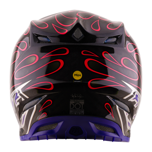 SE5 ECE CARBON HELMET OVERSPRAY BLACK / MAGENTA