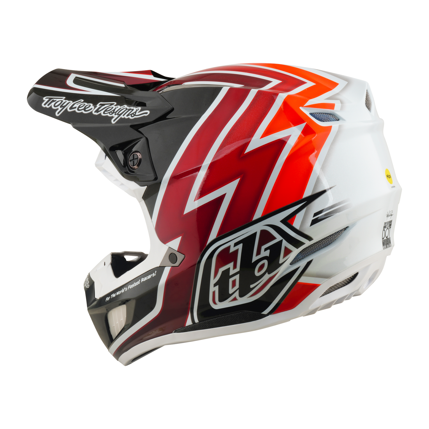 SE5 ECE COMPOSITE HELMET BOLTZ BLACK / RED