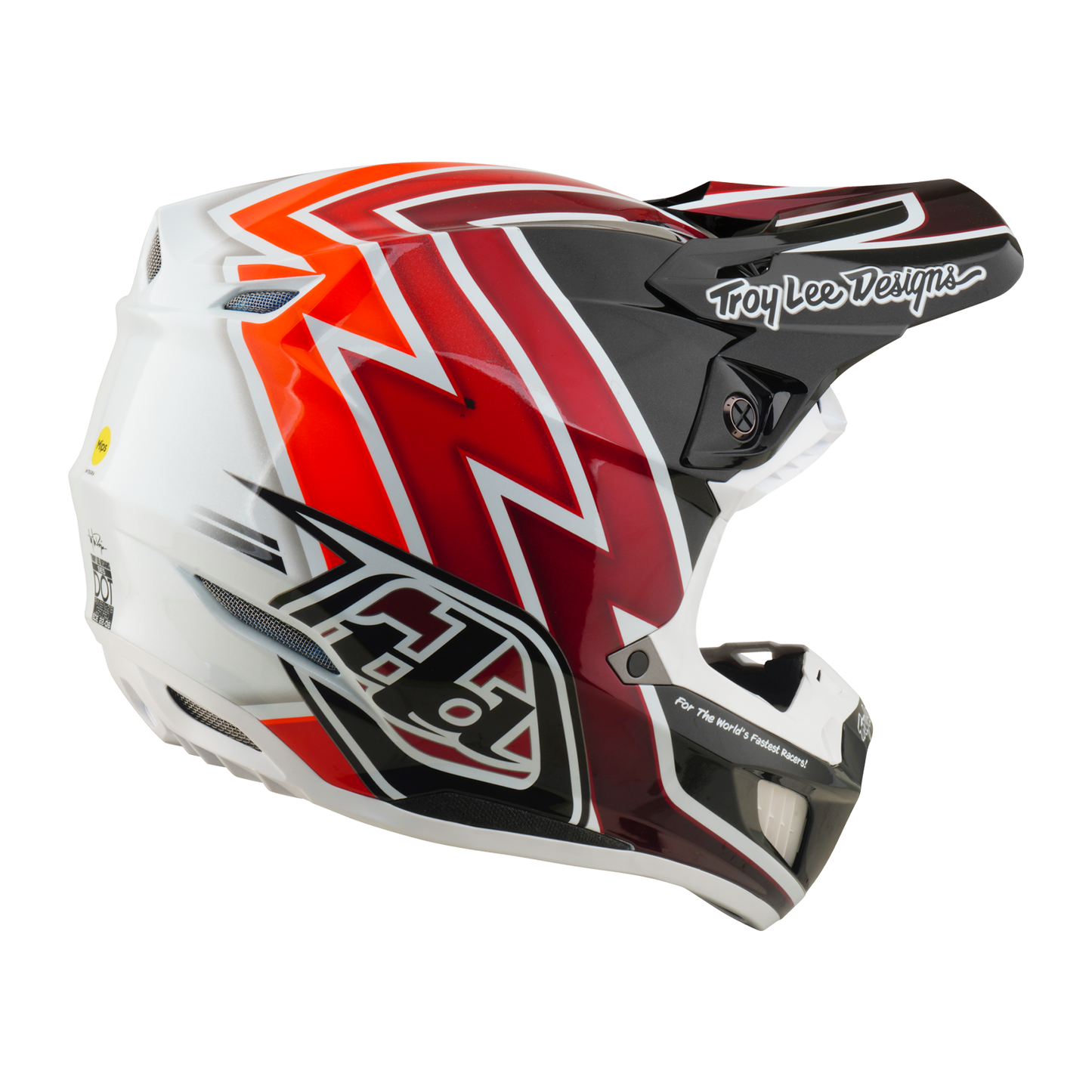 SE5 ECE COMPOSITE HELMET BOLTZ BLACK / RED