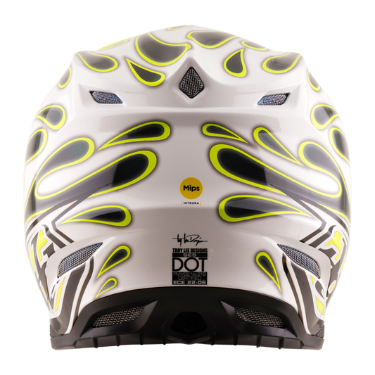 SE5 ECE COMPOSITE HELMET OVERSPRAY CHARCOAL / FLO YELLOW
