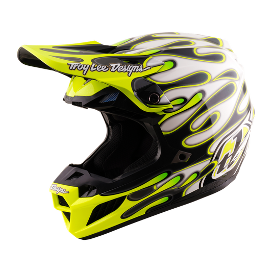 SE5 ECE COMPOSITE HELMET OVERSPRAY CHARCOAL / FLO YELLOW