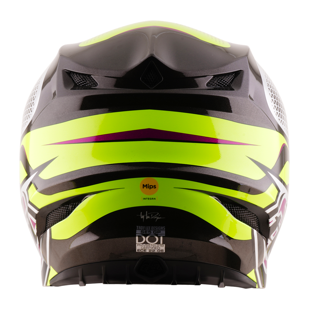 SE5 POLYCARBONATE HELMET AURA YELLOW / BLACK