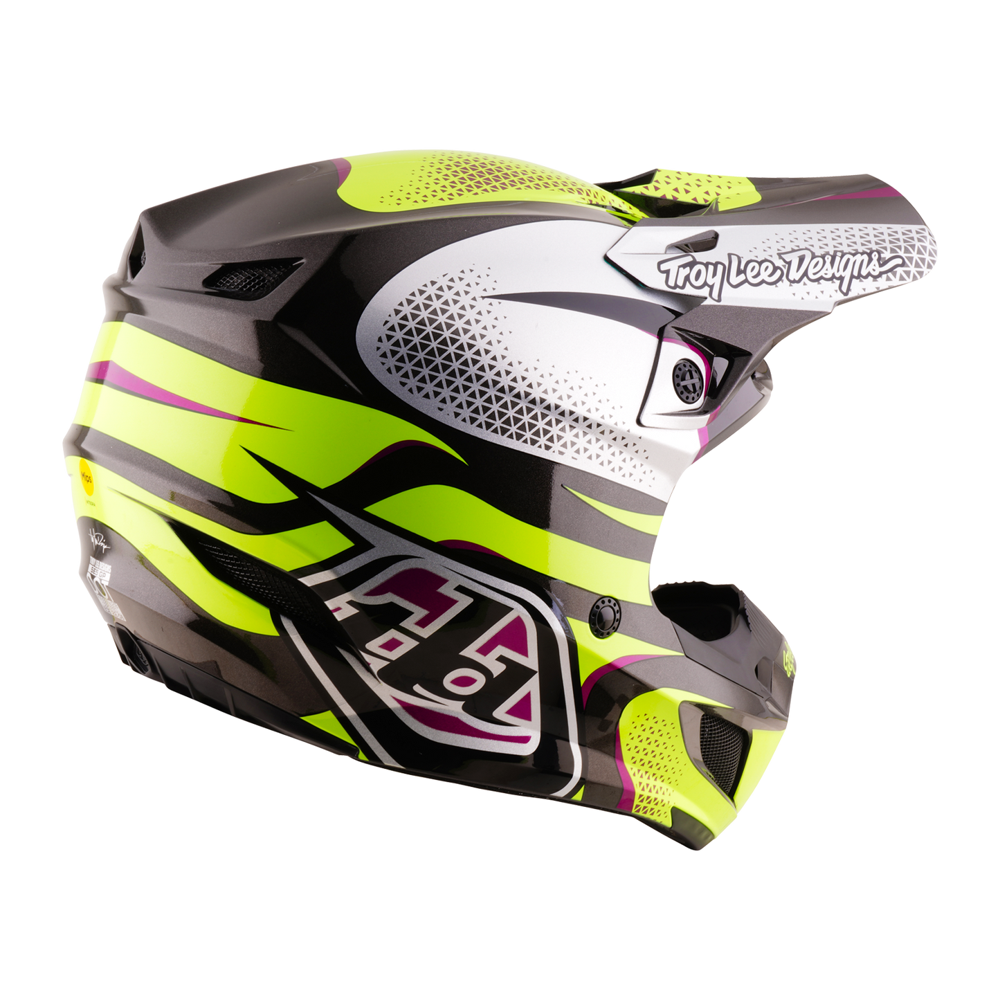 SE5 POLYCARBONATE HELMET AURA YELLOW / BLACK