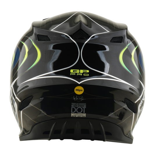 YOUTH GP PRO HELMET PULSE BLACK / FLO YELLOW