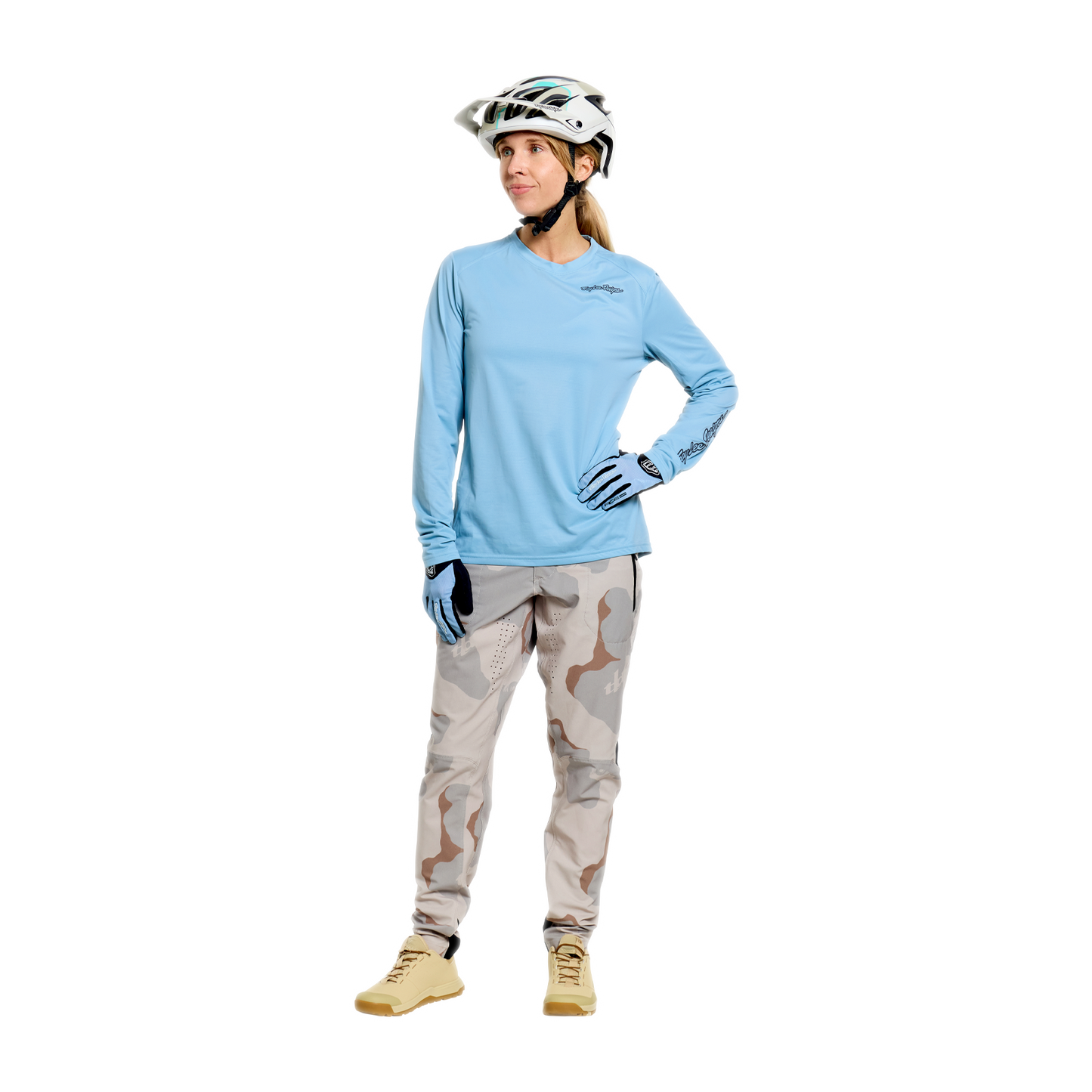 WOMENS LILIUM PRO LONG SLEEVE JERSEY MONO DAWN BLUE