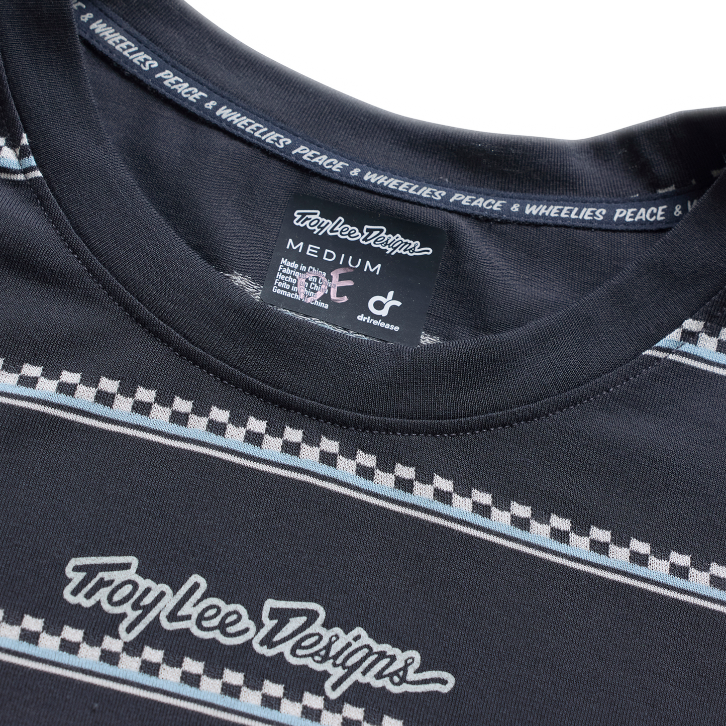 WOMENS LILIUM RIDE SHORT SLEEVE TEE CHECKED OUT CARBON