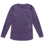 WOMENS LILIUM LS JERSEY TWISTED CHECKERS DEEP PURPLE