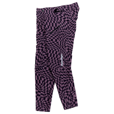 WOMENS LILIUM PANT TWISTED CHECKERS PURPLE