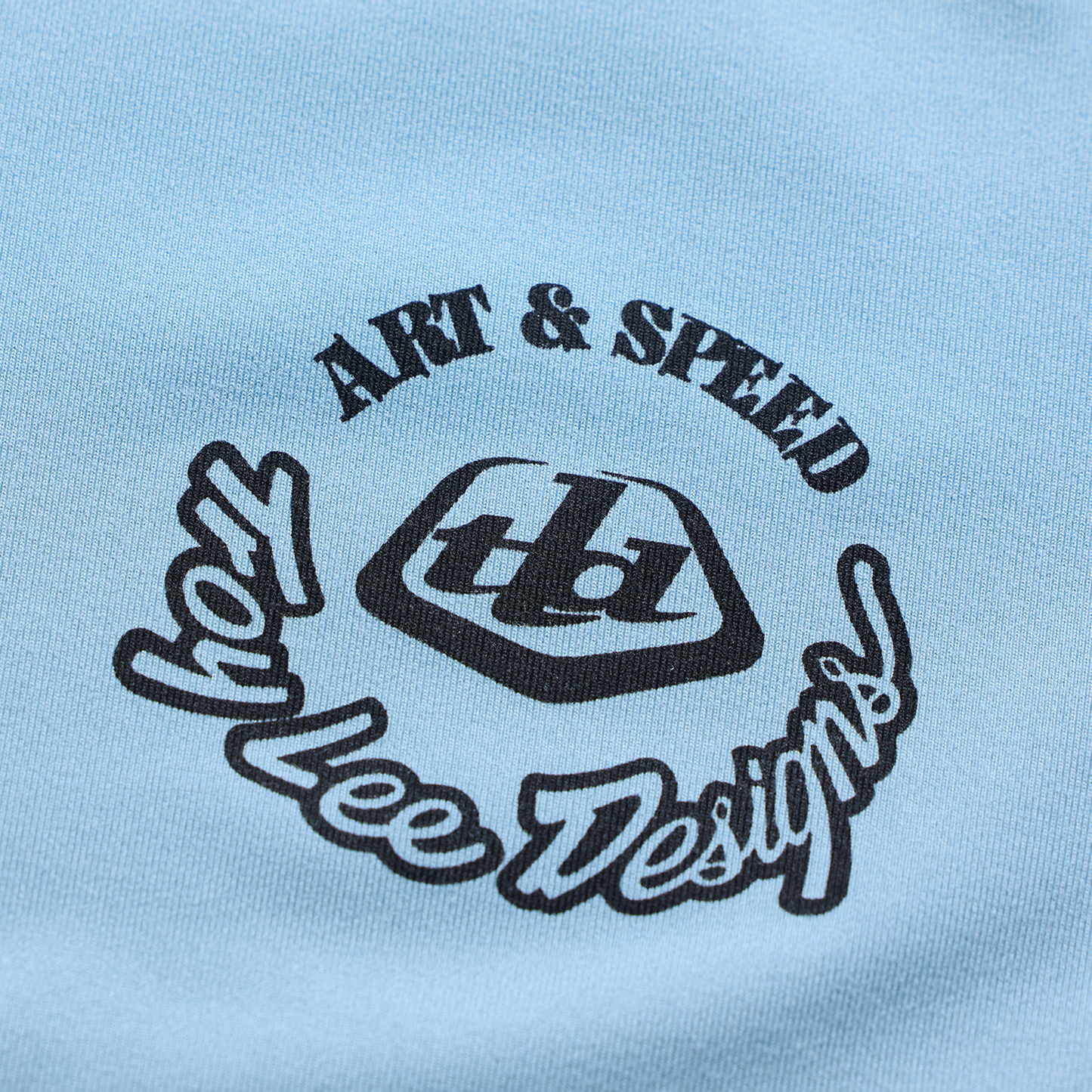 YOUTH RUCKUS RIDE LONG SLEEVE TEE CARBS DAWN BLUE