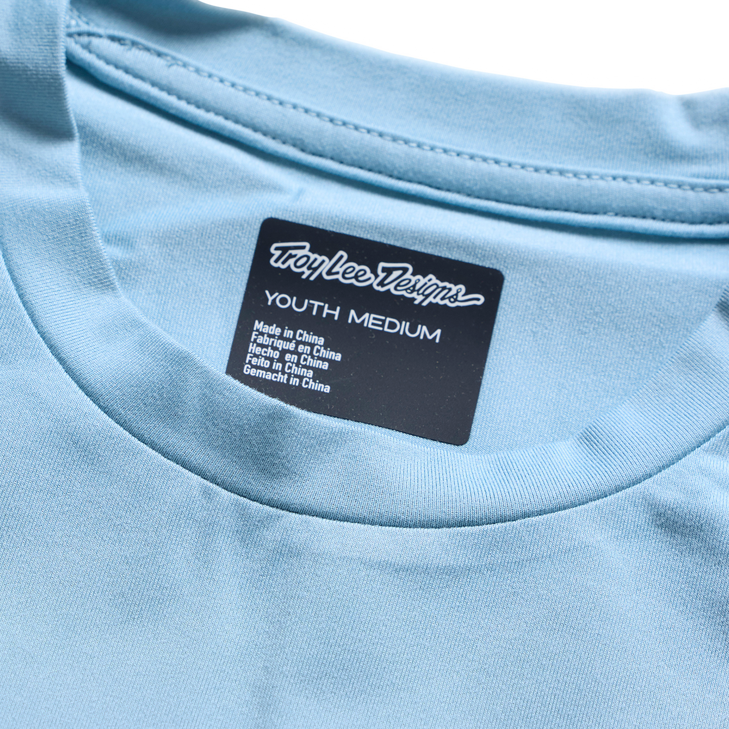 YOUTH RUCKUS RIDE LONG SLEEVE TEE CARBS DAWN BLUE