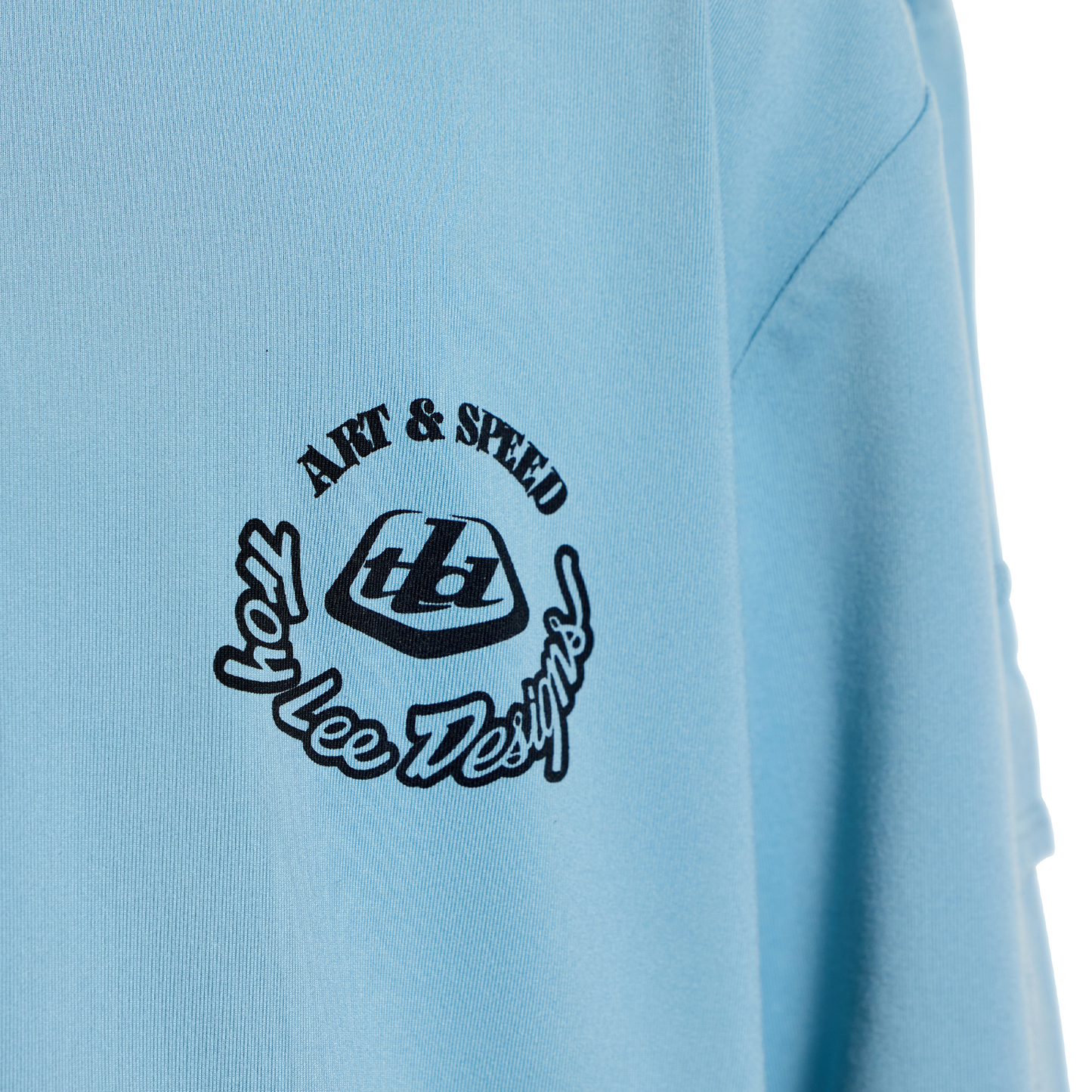 YOUTH RUCKUS RIDE LONG SLEEVE TEE CARBS DAWN BLUE