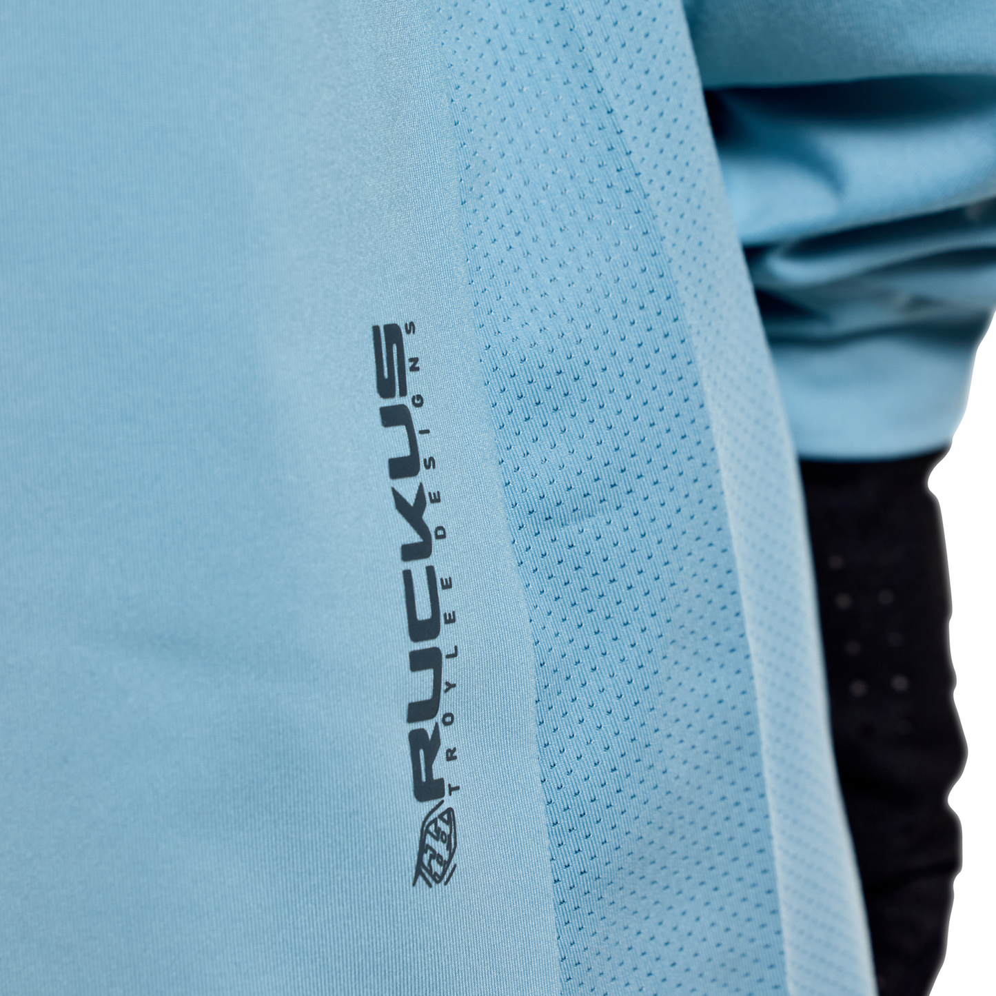 YOUTH RUCKUS RIDE LONG SLEEVE TEE CARBS DAWN BLUE