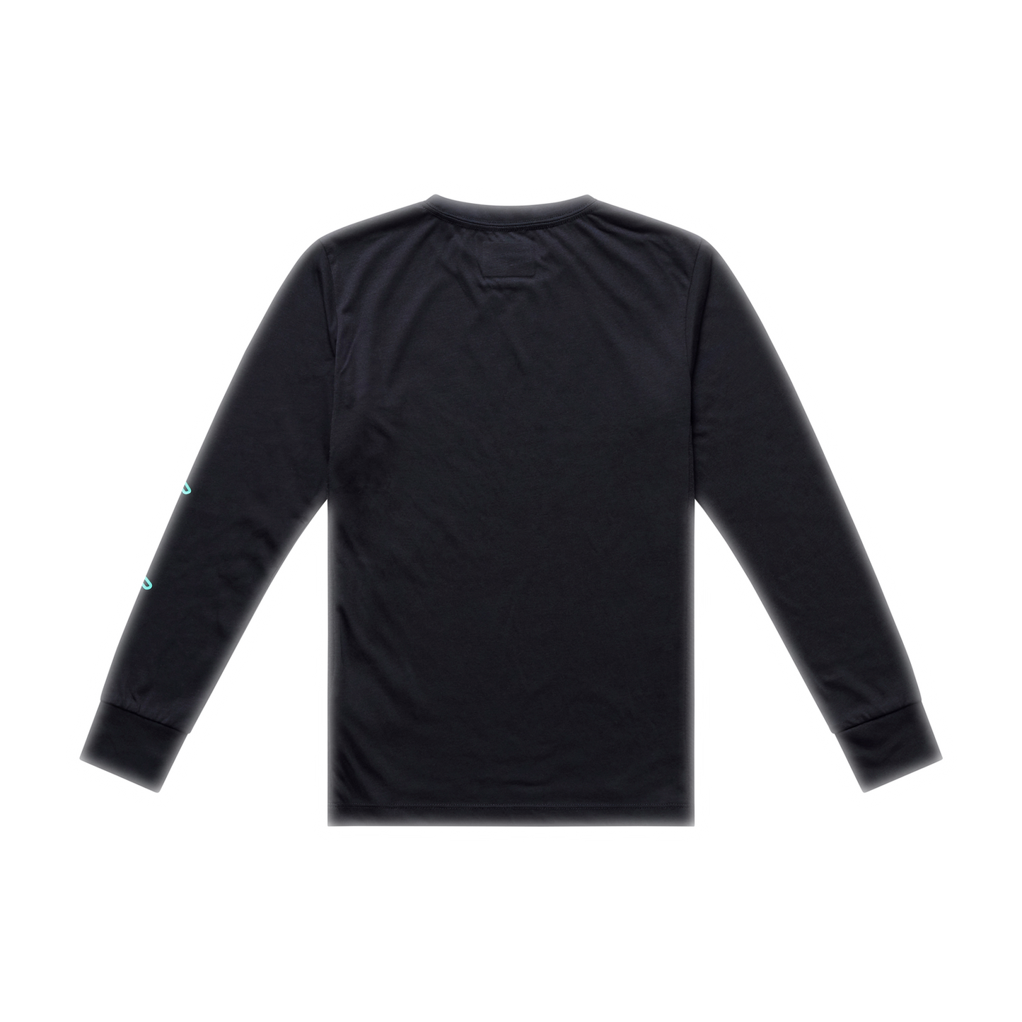 YOUTH SKYLINE RIDE LONG SLEEVE TEE SIGNATURE BLACK / REAL TEAL