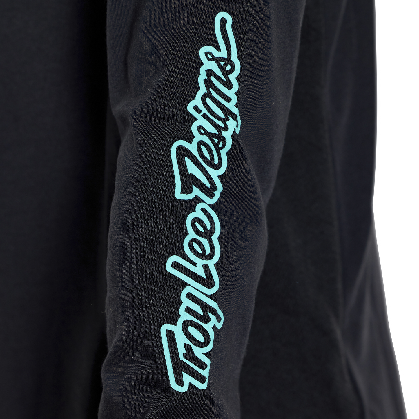 YOUTH SKYLINE RIDE LONG SLEEVE TEE SIGNATURE BLACK / REAL TEAL