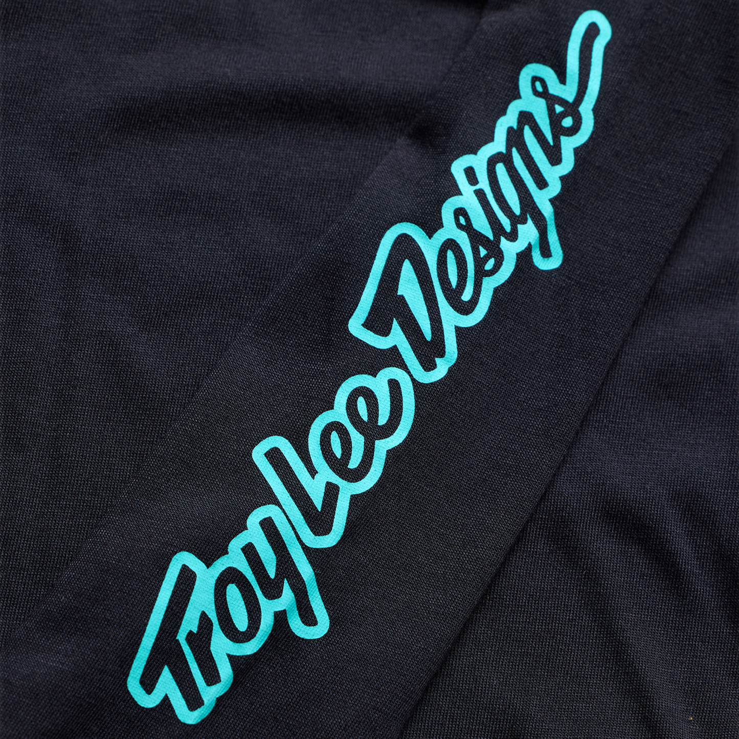 YOUTH SKYLINE RIDE LONG SLEEVE TEE SIGNATURE BLACK / REAL TEAL