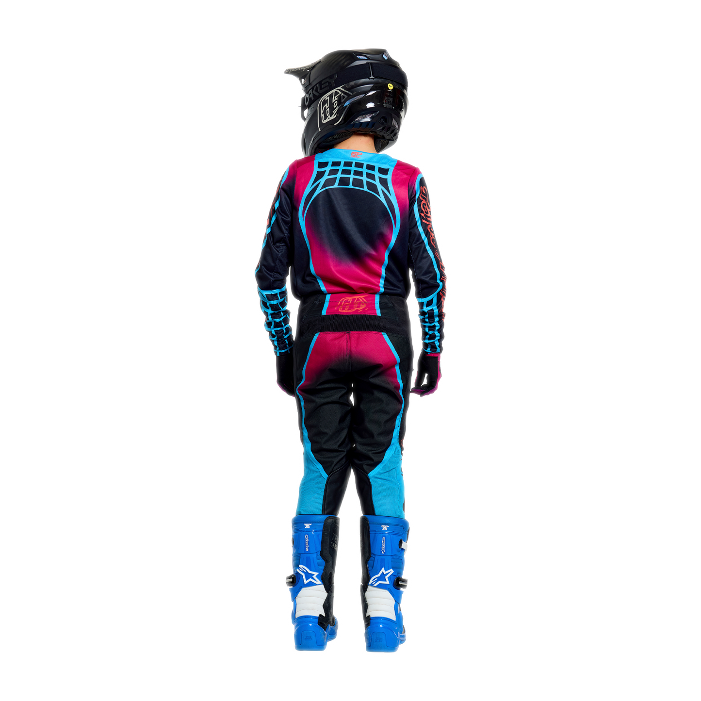 YOUTH GP PRO JERSEY FRAMEWORK BLACK / CYAN