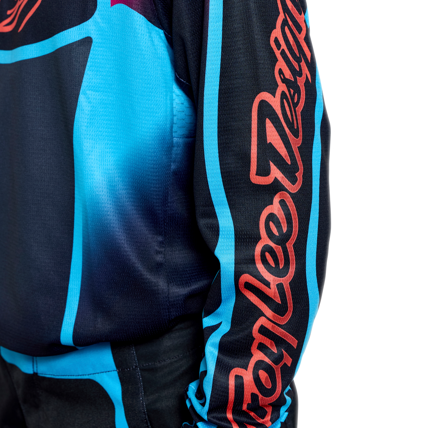 YOUTH GP PRO JERSEY FRAMEWORK BLACK / CYAN