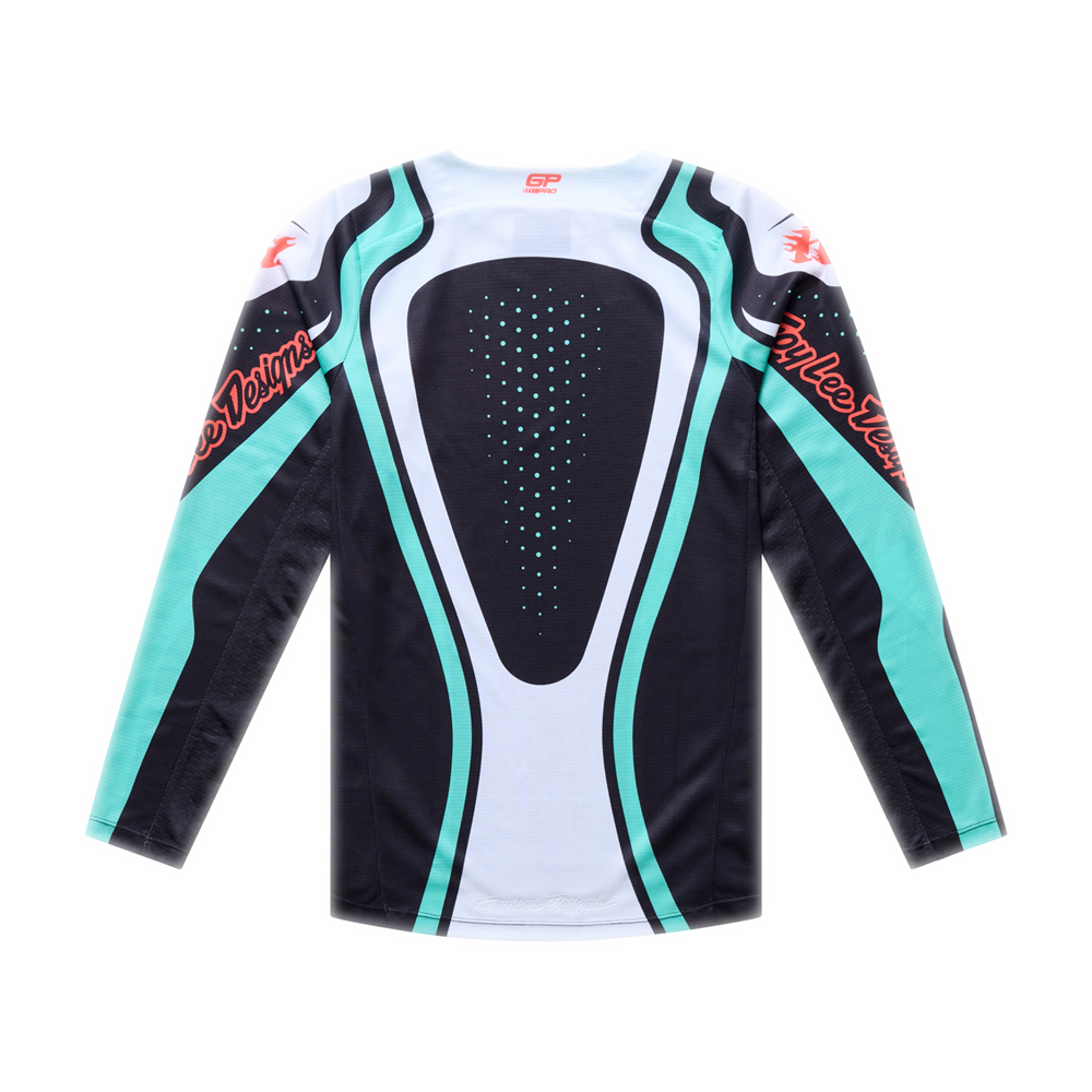 YOUTH GP PRO JERSEY ROLLER BLACK / TEAL