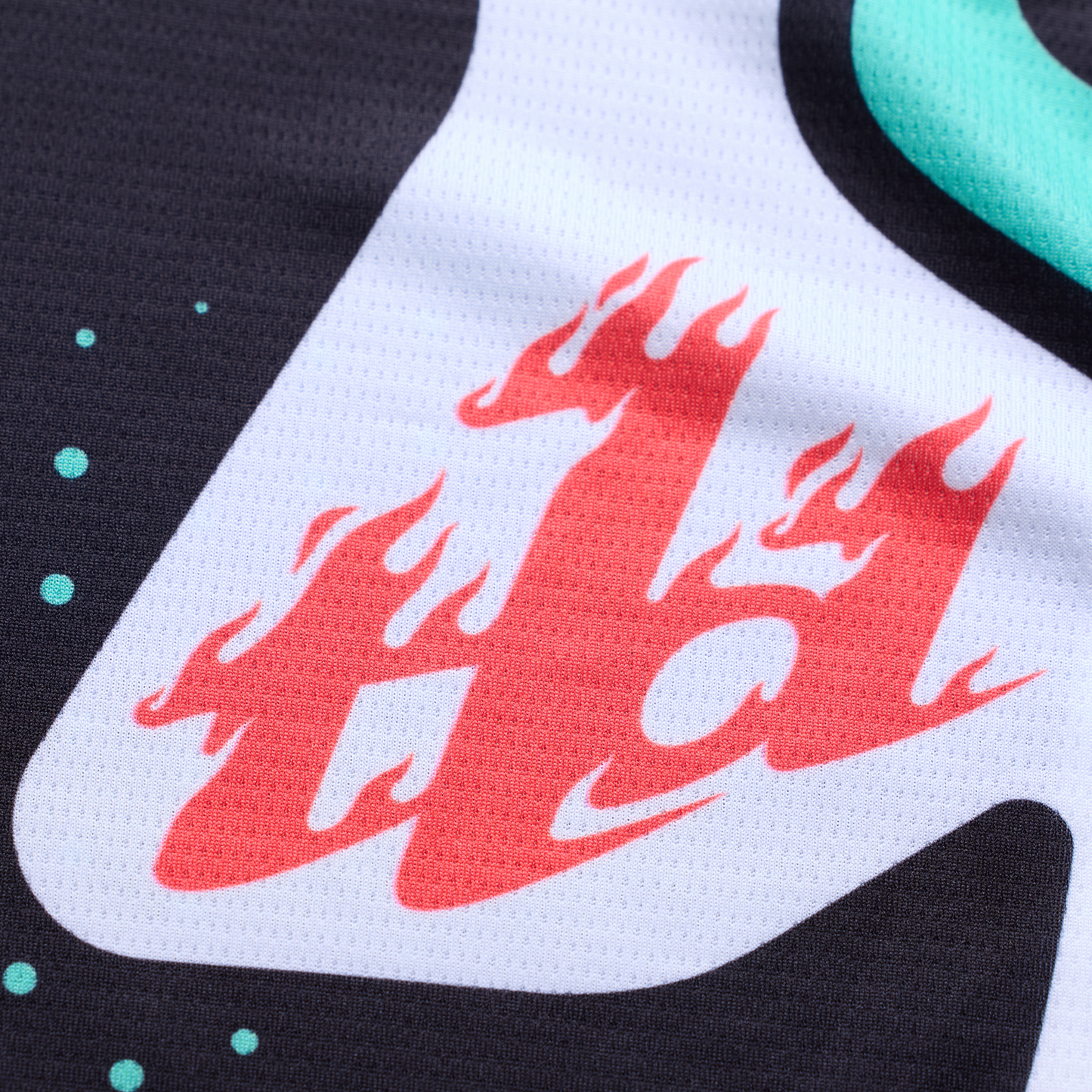 YOUTH GP PRO JERSEY ROLLER BLACK / TEAL