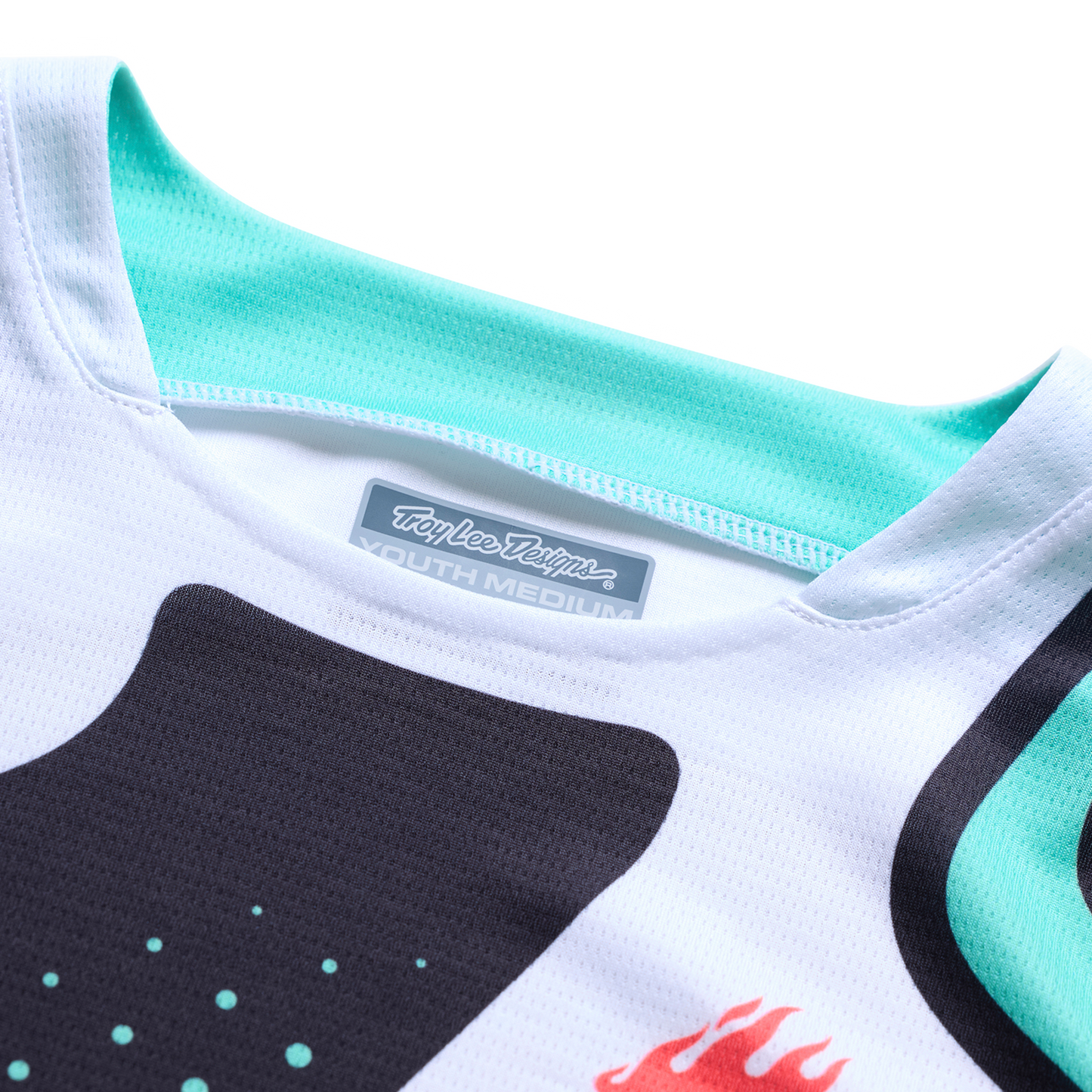 YOUTH GP PRO JERSEY ROLLER BLACK / TEAL