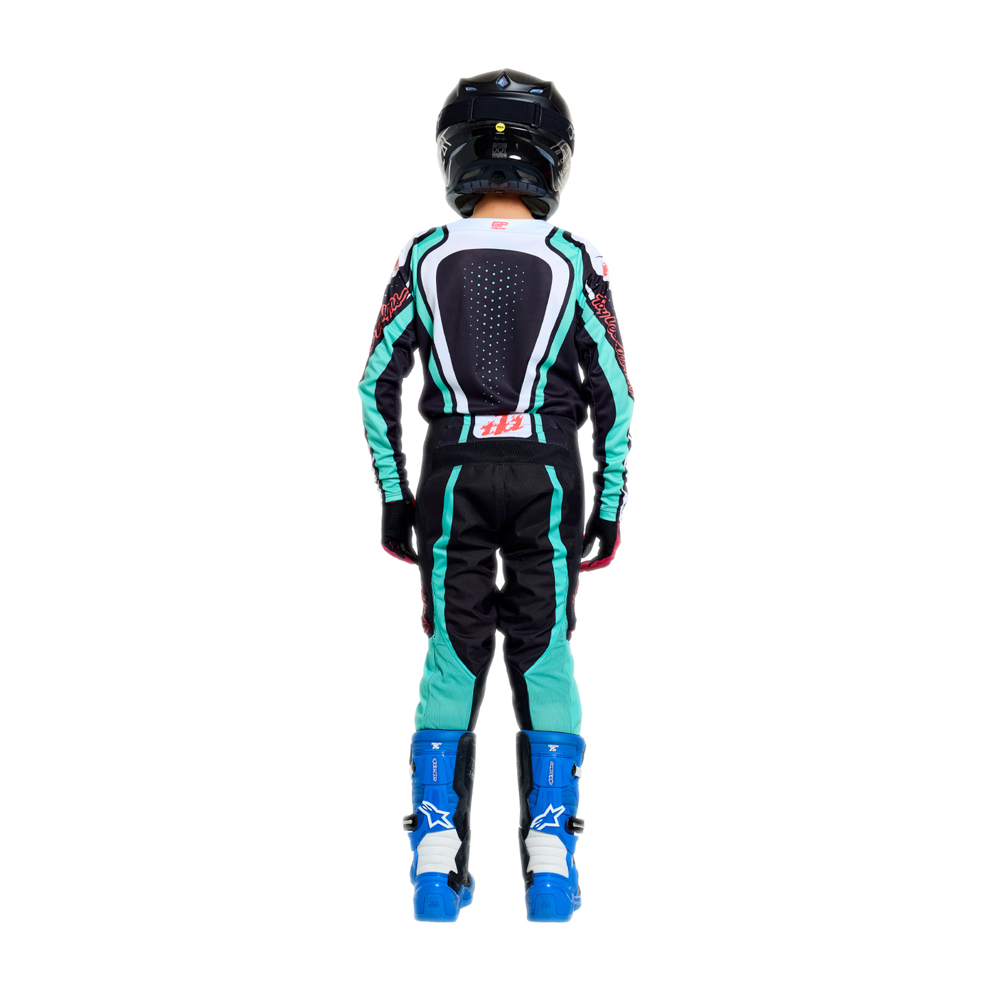 YOUTH GP PRO PANT ROLLER BLACK / TEAL
