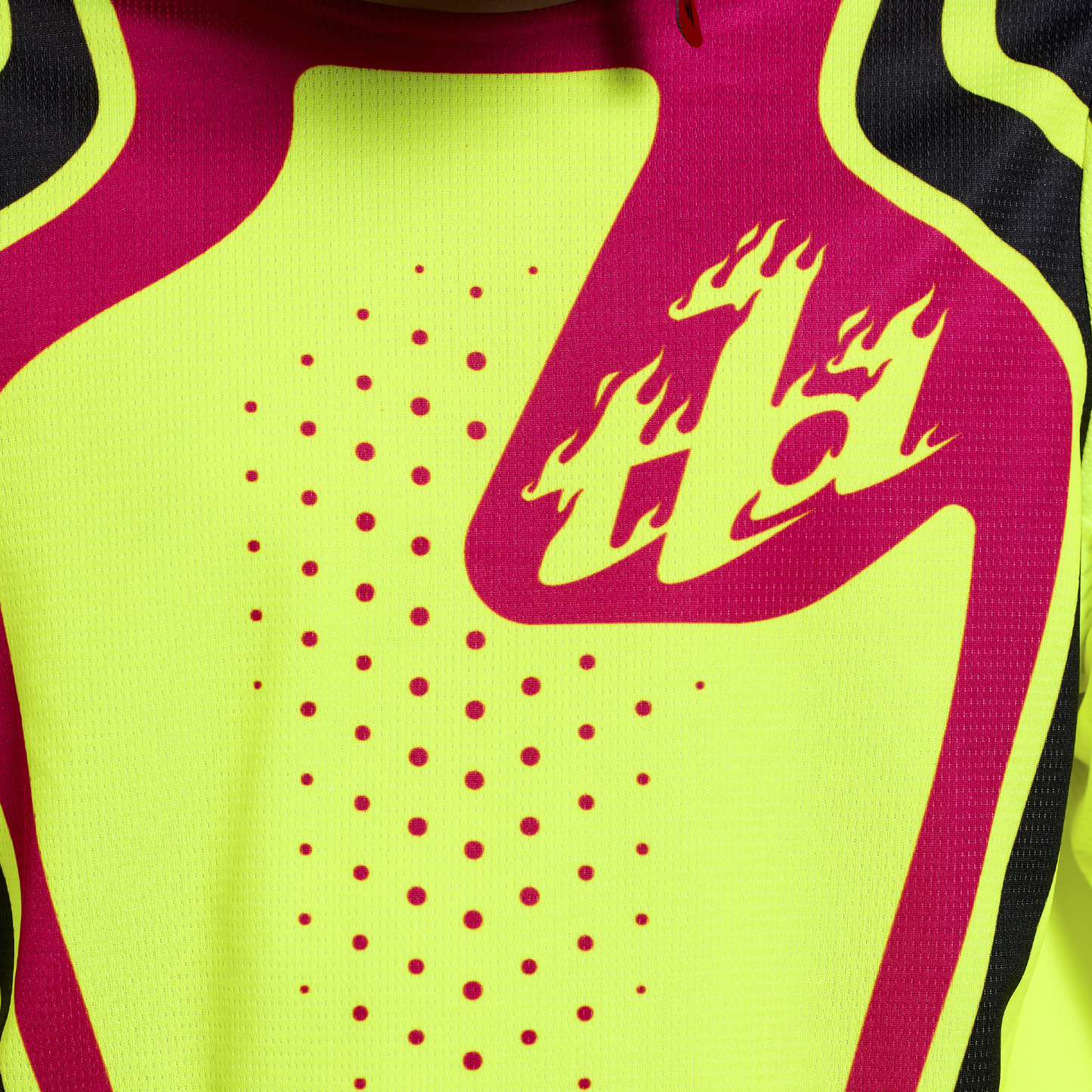 YOUTH GP PRO JERSEY ROLLER FLO YELLOW / FUCHSIA
