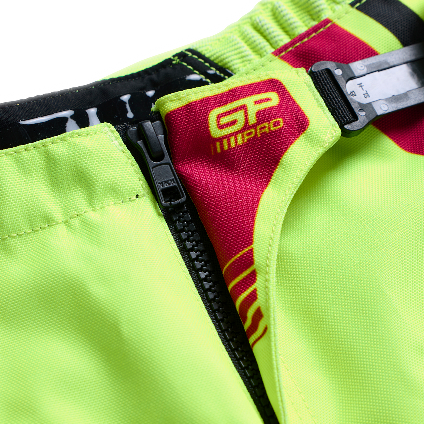 YOUTH GP PRO PANT ROLLER FLO YELLOW / FUCHSIA