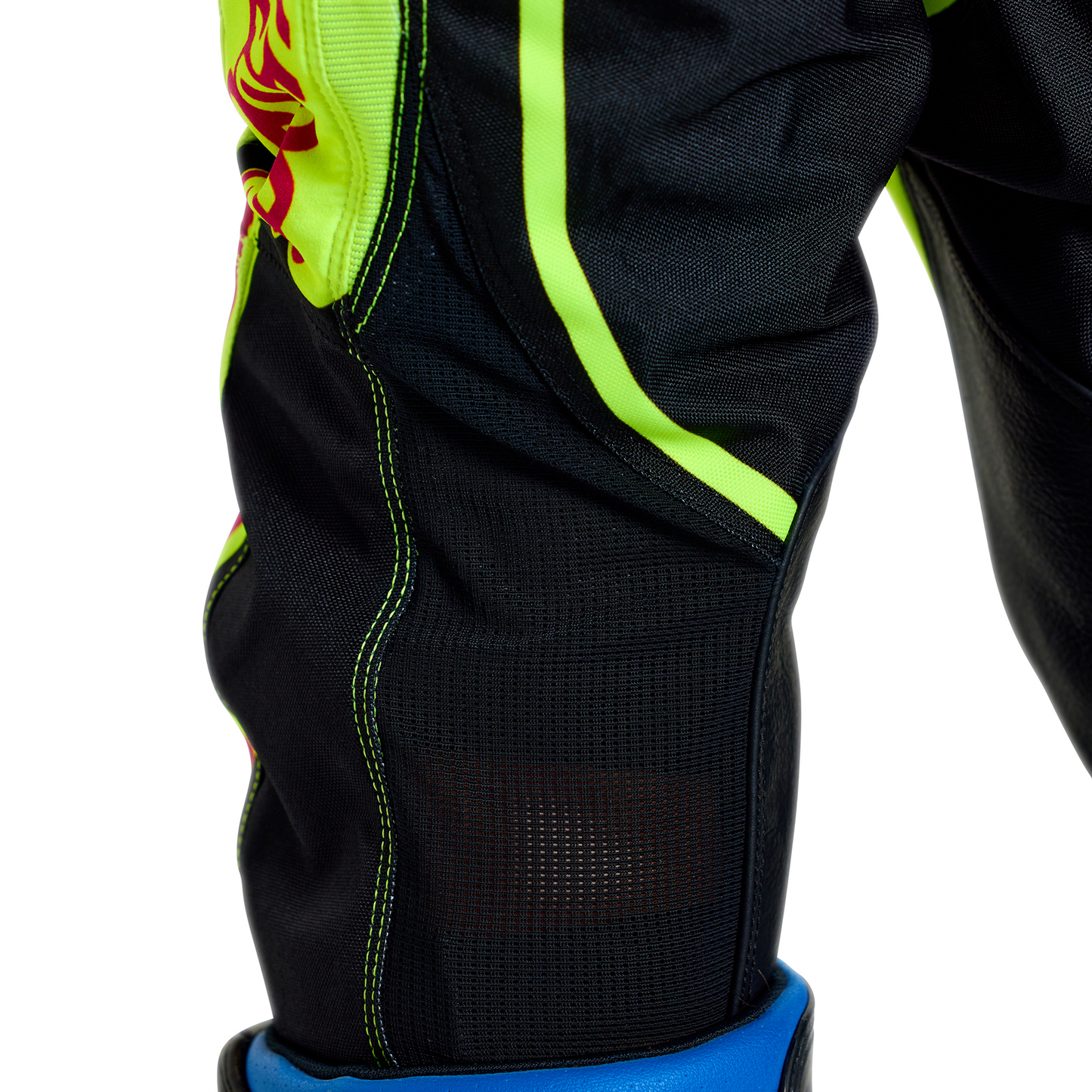 YOUTH GP PRO PANT ROLLER FLO YELLOW / FUCHSIA