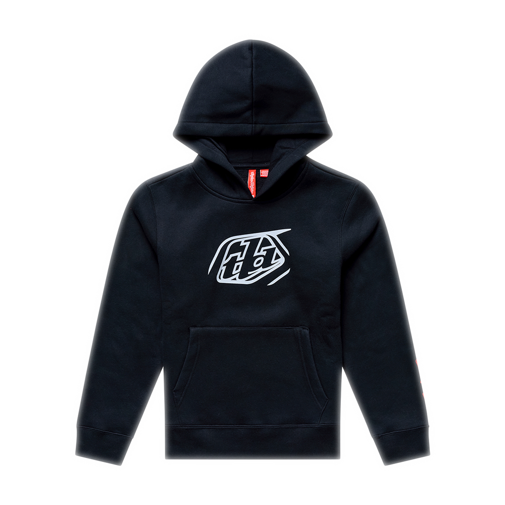 YOUTH PULLOVER BADGE BLACK